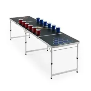 Beer Pong bord med Flip Cup